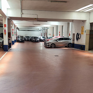 parcheggio re di roma-garage-vista-frontale